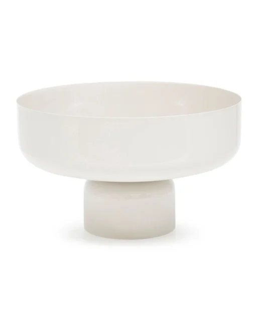 Amana Footed Fruit Bowl 26cm White -Homeware Haven Shop