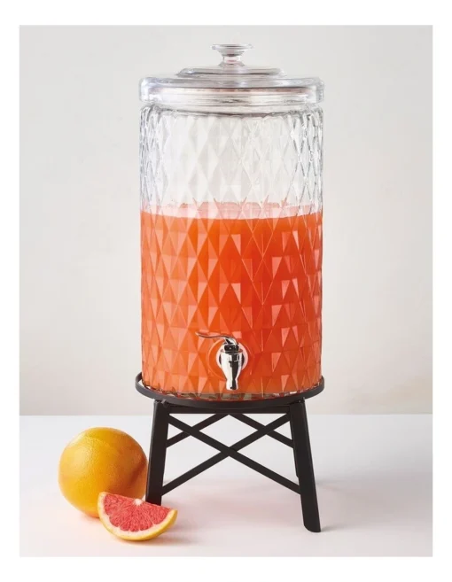 Maxwell & Williams Bijou Drink Dispenser With Stand 8L Boxed -Homeware Haven Shop