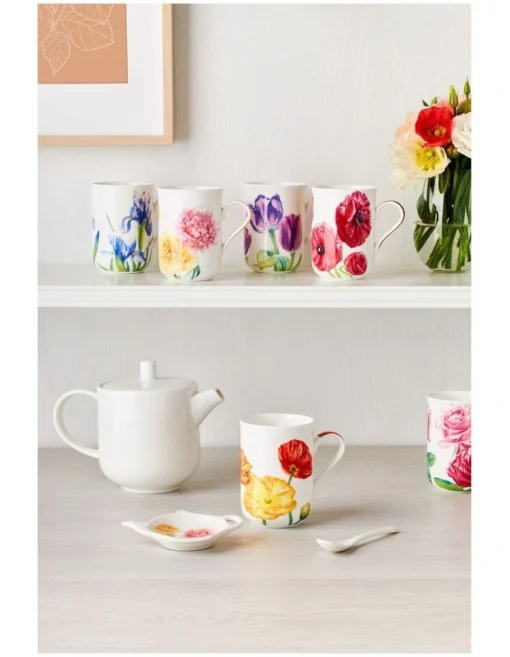 Maxwell & Williams Katherine Castle Floriade Mug 350ML Ranunculus Gift Boxed -Homeware Haven Shop