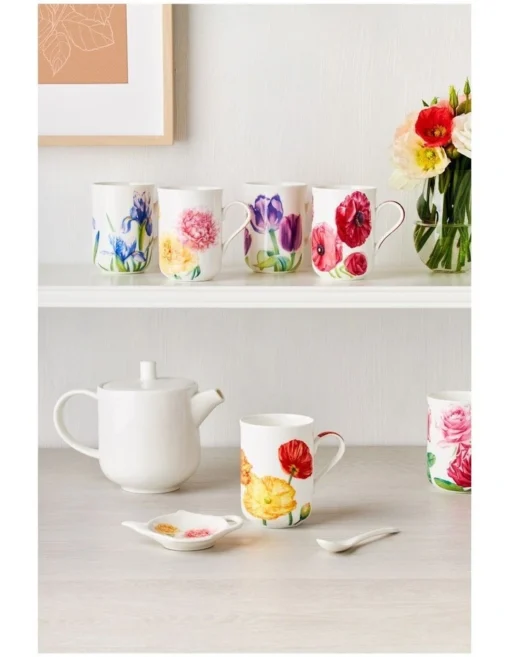 Maxwell & Williams Katherine Castle Floriade Mug 350ML Iris Gift Boxed -Homeware Haven Shop