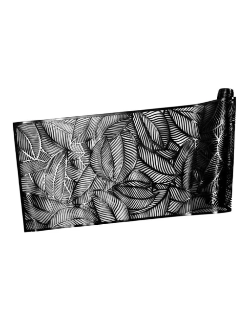 Maxwell & Williams Table Accents Cut-Out Runner 30x150cm Leaf Black -Homeware Haven Shop