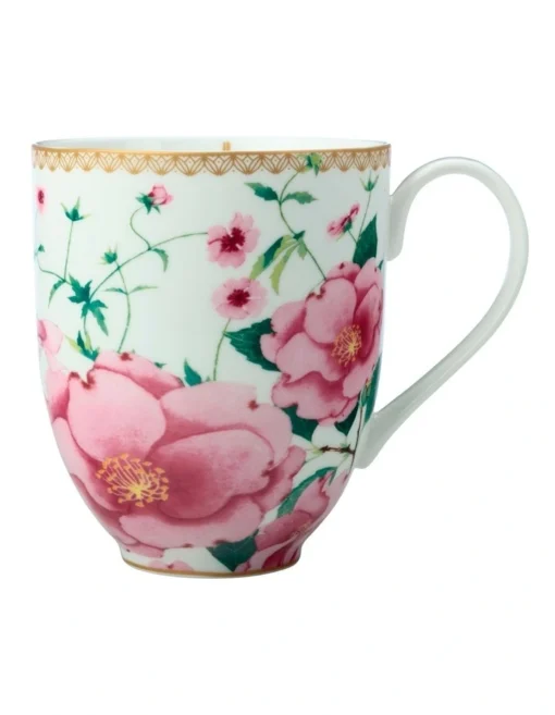 Maxwell & Williams Teas & C's Silk Road Coupe Mug 440ML White Gift Boxed -Homeware Haven Shop