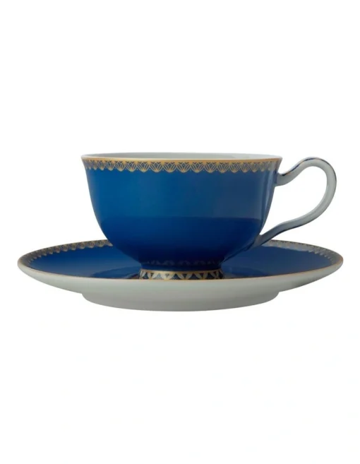 Maxwell & Williams Teas & C's Classic Footed Cup & Saucer 200ML Blue Gift Boxed -Homeware Haven Shop