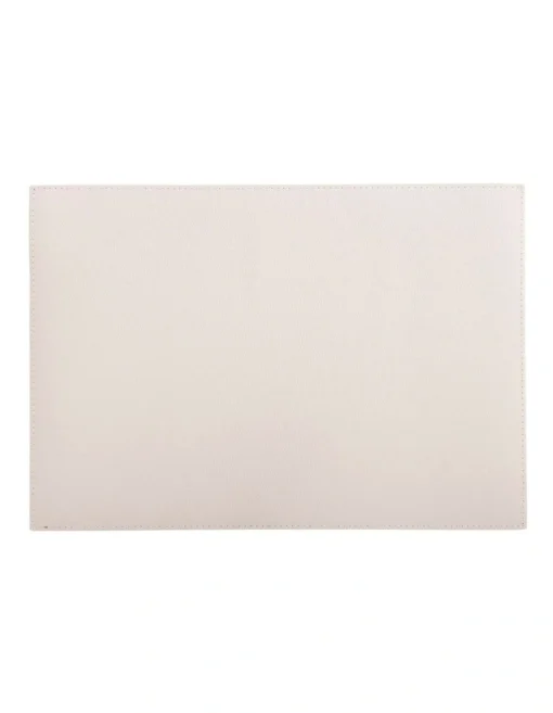 Maxwell & Williams Table Accents Leather Look Cowhide Placemat 43x30cm Ivory -Homeware Haven Shop