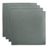 Maxwell & Williams Table Accents Leather Look Cowhide Coaster Set Of 4 In Grey -Homeware Haven Shop 859790170 1 720x928