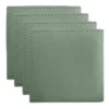 Maxwell & Williams Table Accents Leather Look Cowhide Coaster Set Of 4 In Sage -Homeware Haven Shop 859790260 1 720x928