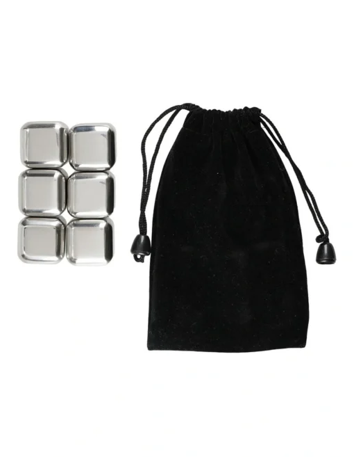 Wine Cube Set Of 6 Stainless Steel Gift Boxed -Homeware Haven Shop