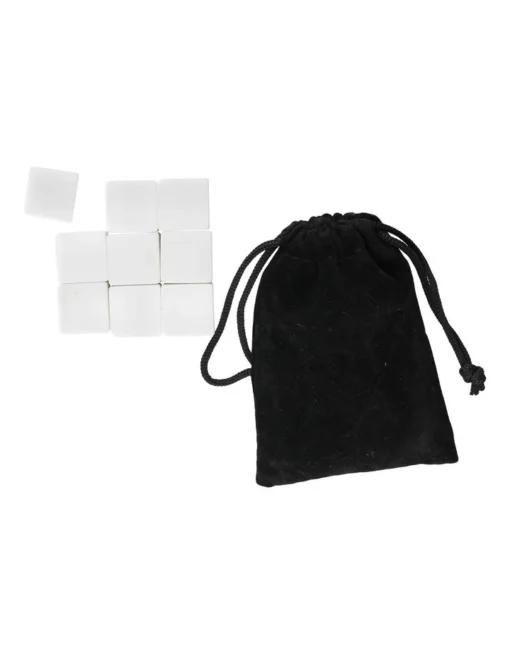 Gin Stone Set Of 9 White Marble Gift Boxed -Homeware Haven Shop