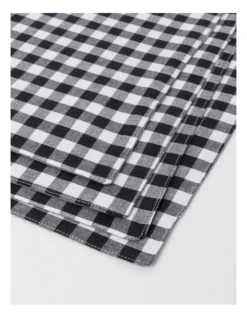 Heritage Gingham Placemat Set Of 4 In Black -Homeware Haven Shop 865766800 3 720x928