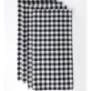 Heritage Gingham Napkin Set Of 4 In Black -Homeware Haven Shop 865766980 1 720x928
