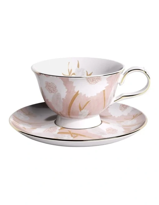 Robert Gordon X Louise Jones High Tea Cup & Saucer Set Blush -Homeware Haven Shop