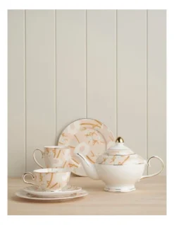 Robert Gordon X Louise Jones High Tea Cup & Saucer Set Blush -Homeware Haven Shop 866611360 3 720x928