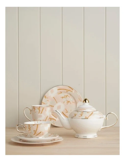 Robert Gordon X Louise Jones High Tea Cup & Saucer Set Blush -Homeware Haven Shop