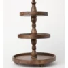 Heritage Wooden 3-Tier Stand 30x46cm In Walnut -Homeware Haven Shop 868472380 1 720x928