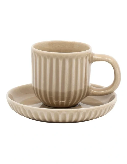 Amana Espresso Cup & Saucer 95ml/11cm Dusty Rose -Homeware Haven Shop