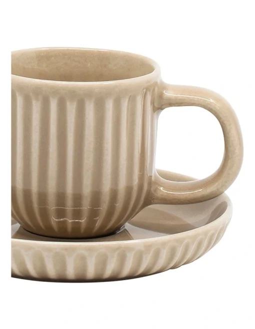 Amana Espresso Cup & Saucer 95ml/11cm Dusty Rose -Homeware Haven Shop