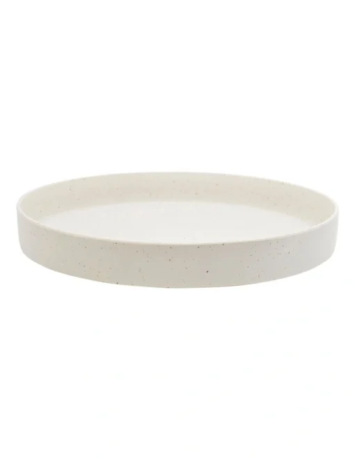 Claro Salad Bowl 30x6cm White -Homeware Haven Shop