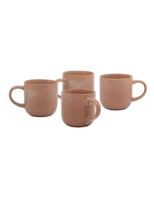 Hana Mug 380ml Rose Set Of 4 -Homeware Haven Shop