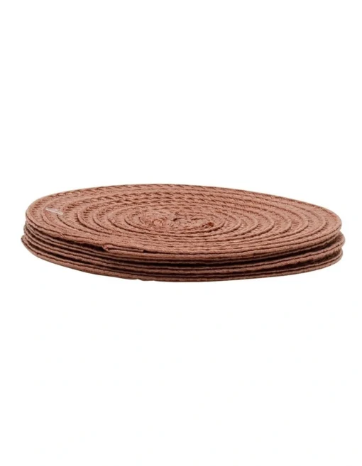Paige Coaster 10cm Bisque Set Of 4 -Homeware Haven Shop