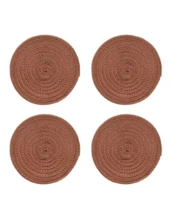Paige Coaster 10cm Bisque Set Of 4 -Homeware Haven Shop 881938450 3 720x928