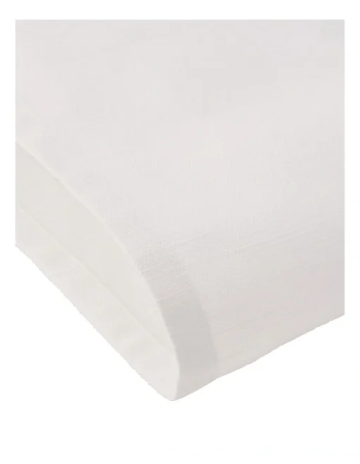 Maxwell & Williams Cotton Classics Cotton Napkin Set Of 4 45x45cm Snow -Homeware Haven Shop