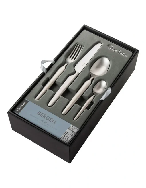 Bergen Cutlery Set 24pc Silver -Homeware Haven Shop