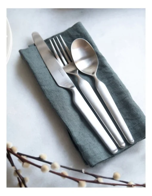 Bergen Cutlery Set 24pc Silver -Homeware Haven Shop