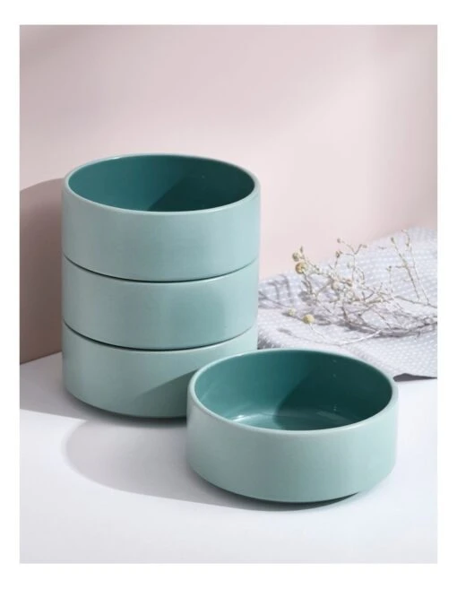 Halo 4pc Bowl Set In Wasabi -Homeware Haven Shop