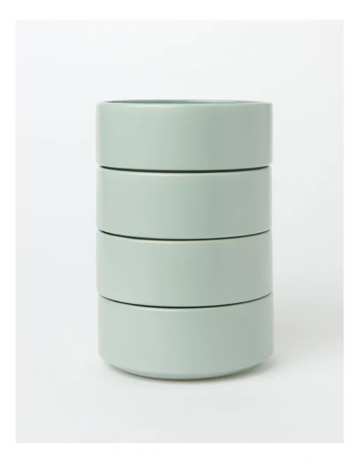 Halo 4pc Bowl Set In Wasabi -Homeware Haven Shop