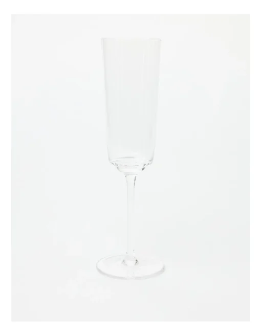 Staggered Champagne Glass Set Of 4 -Homeware Haven Shop