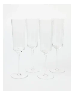 Staggered Champagne Glass Set Of 4 -Homeware Haven Shop 896254750 4 1 720x928