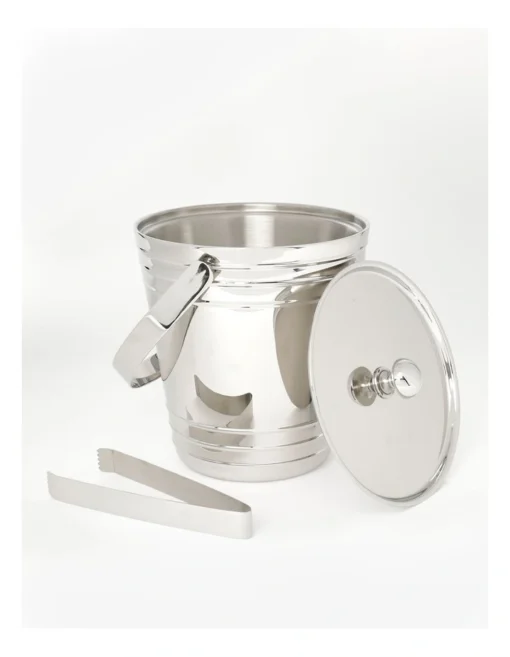 Refresh Stainless Steel Ice Bucket With Tongs -Homeware Haven Shop
