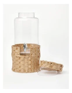Burleigh Rattan Drink Dispenser 5L With Lid -Homeware Haven Shop 898339690 3 720x928