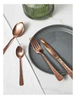 Heritage Maria Embossed Cutlery Set 24pc In Rose Gold -Homeware Haven Shop 898390000 2 720x928