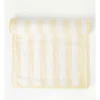 Fringed Linen Table Runner Wide Stripe In Yellow -Homeware Haven Shop 900877150 1 720x928