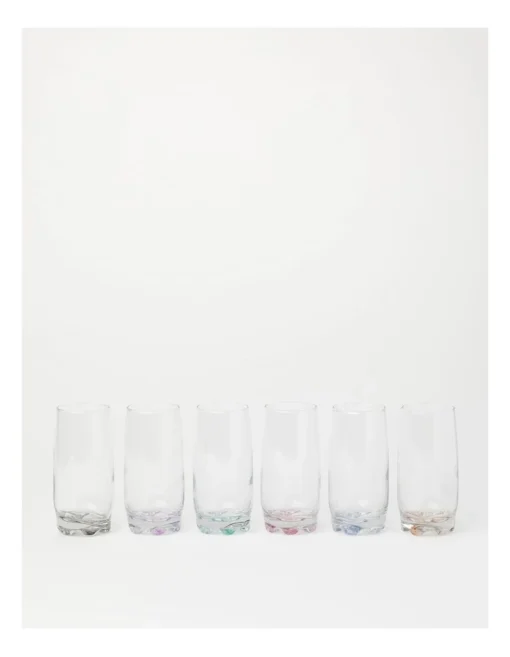 Heritage Rainbow Hi Ball Set Of 6 -Homeware Haven Shop
