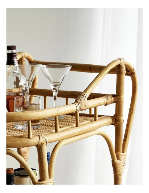 Burleigh Barcart Large In Natural -Homeware Haven Shop
