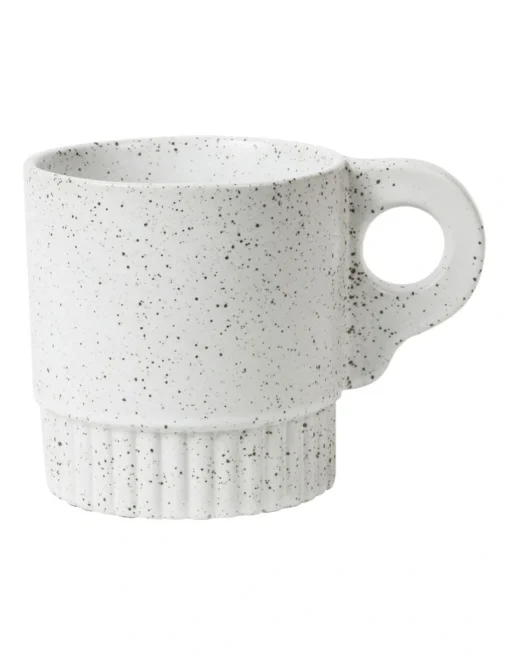 Robert Gordon X MoVida Mug Ornate Handle 350ml In White -Homeware Haven Shop