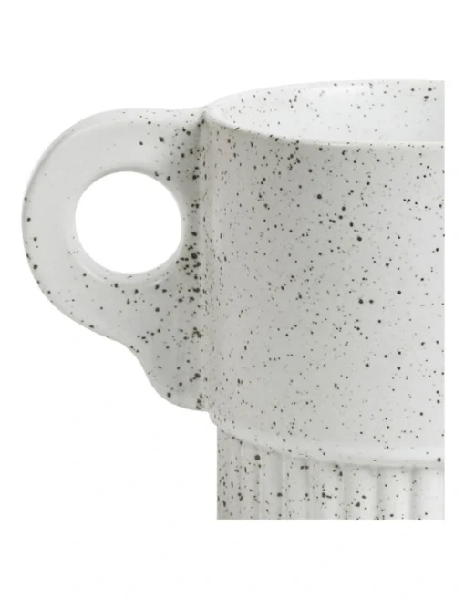 Robert Gordon X MoVida Mug Ornate Handle 350ml In White -Homeware Haven Shop