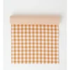 Heritage Gingham Runner In Orange -Homeware Haven Shop 911209060 1 720x928
