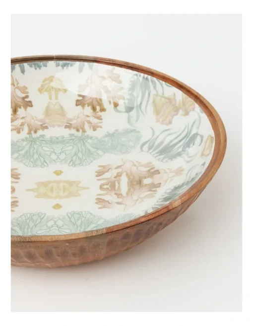 Ribbed Salad Bowl Sunshine Coast In Multi -Homeware Haven Shop