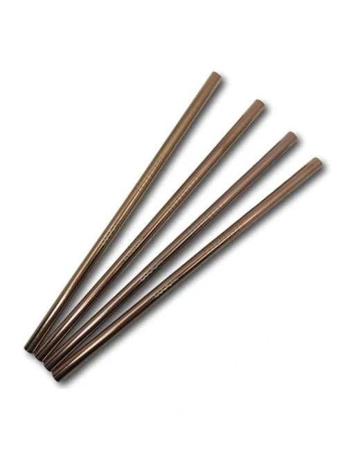 Short Straight Straws Cocktail In Rose Gold -Homeware Haven Shop