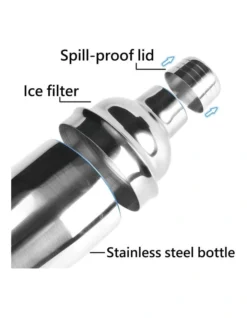 Cocktail Shaker 500ml Silver -Homeware Haven Shop 932261950 3 720x928