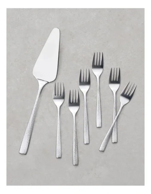 Maxwell & Williams Wayland Cake Server & Fork Set 7 Piece Gift Boxed -Homeware Haven Shop