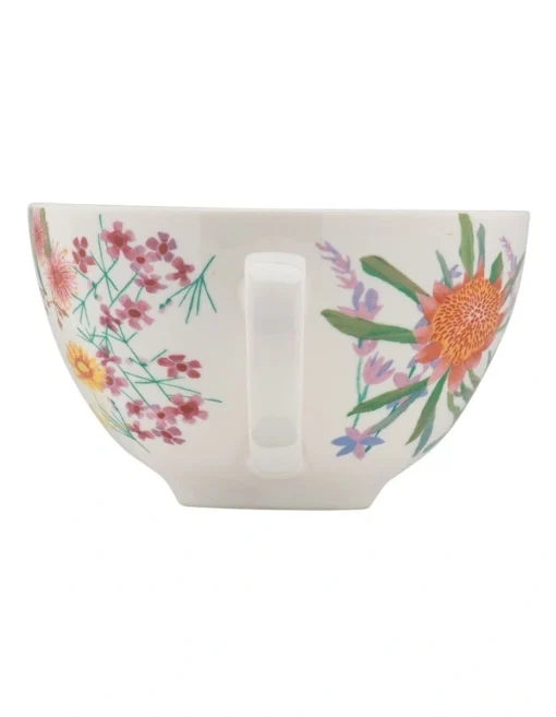 Maxwell & Williams Royal Botanic Gardens Native Blooms Coupe Cup & Saucer 200ML In Multi -Homeware Haven Shop