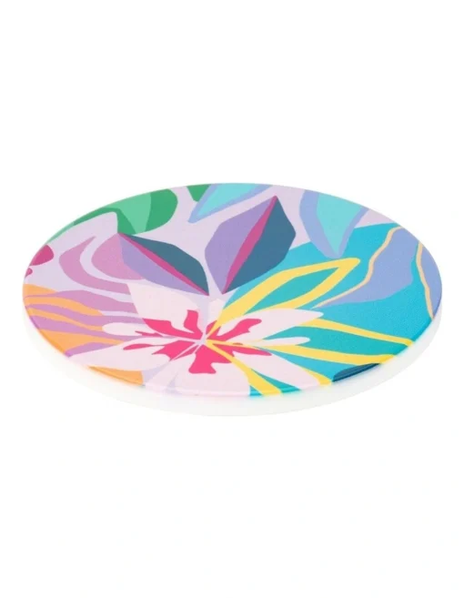 Maxwell & Williams Kasey Rainbow Be Fierce Ceramic Coaster Daintree 10cm In Multi -Homeware Haven Shop