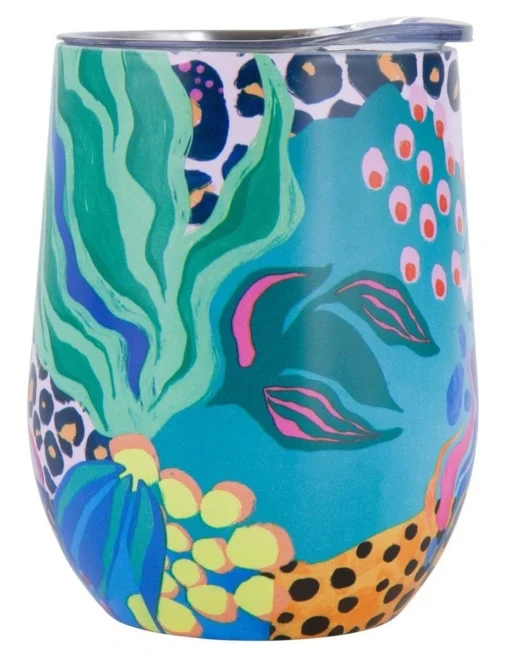 Maxwell & Williams Kasey Rainbow Be Fierce Double Wall Insulated Tumbler Fierce 350ML -Homeware Haven Shop
