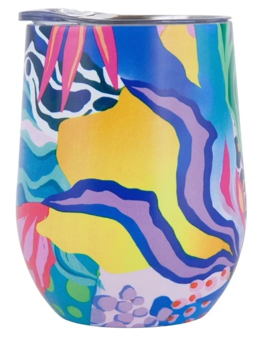 Maxwell & Williams Kasey Rainbow Be Fierce Double Wall Insulated Tumbler Fierce 350ML -Homeware Haven Shop