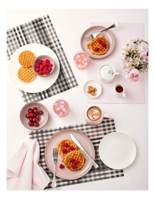Maxwell & Williams Table Accents Placemat 45x30cm In Pink Check -Homeware Haven Shop