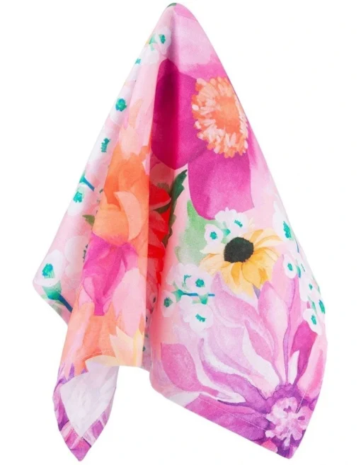Maxwell & Williams Teas & C's Dahlia Daze Cotton Napkin Set Of 4 45x45cm In Multi -Homeware Haven Shop